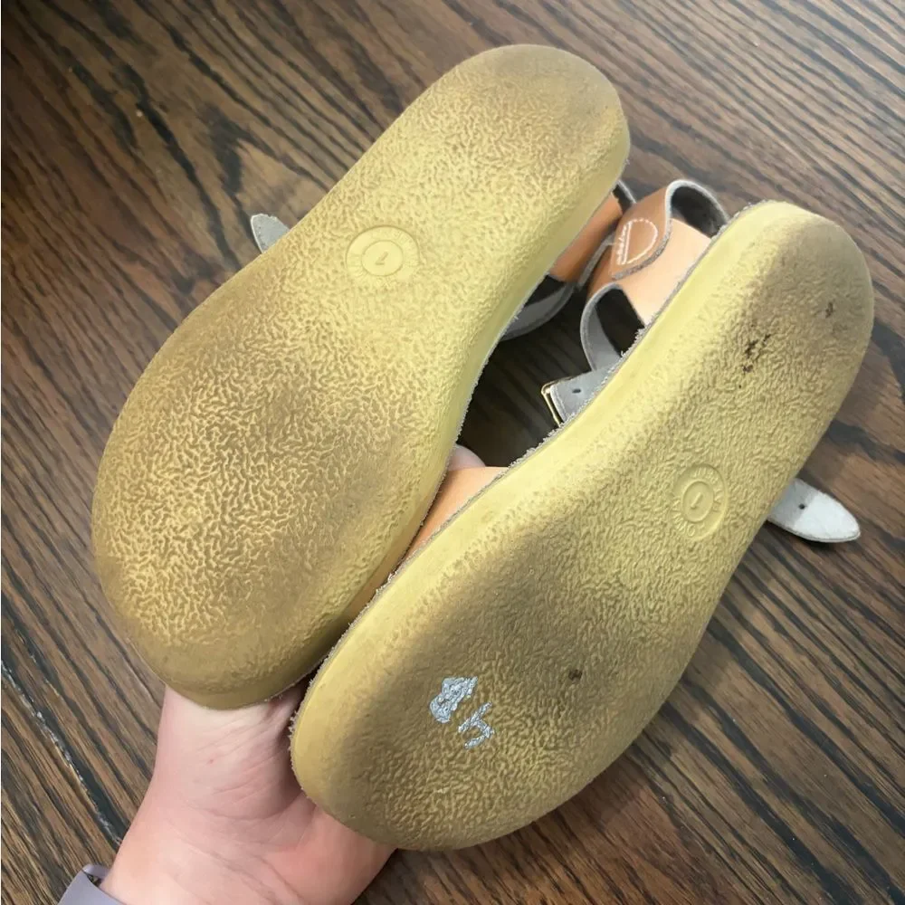 Sun-San Surfer Sandals – Little Kid Size 1 – Rose Gold